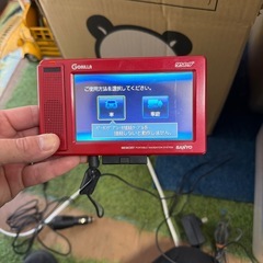 SANYO Gorilla カーナビ レッド リモコン付きの画像