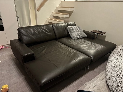 【定価約80万】GRACE シューズソファ2台連結 幅220×奥行150／分割可／配送込み