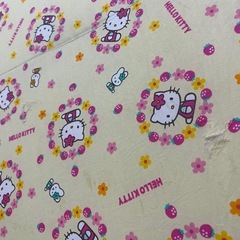 サンリオ ハローキティ ベビー布団 6点セット レトロ 未使用の画像