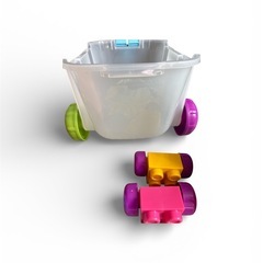 おおきなブロック　ワゴンセット　1.5歳から　おもちゃの画像