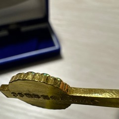 【記念品】菊紋 ネクタイピン ゴールド 35周年記念 ほなみ会 ケース付きの画像