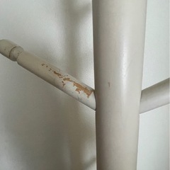 【決まりました】木製　ポールハンガー　白  の画像