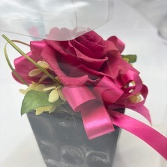 中古◆プリザーブドフラワー◆赤◆の画像