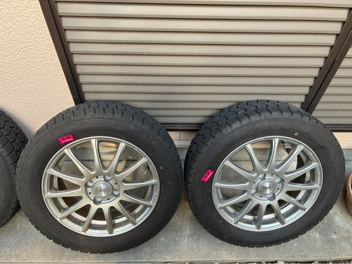 【受け渡し予定者決定】【KYOHO製】185/60R15 スタッドレス＋アルミ4本 2018年製 フィールダー使用