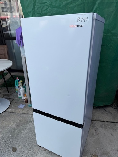 NO B799?福岡市内配送設置無料✨?ハイセンス 冷蔵庫 幅48.1cm 162L 自動霜取り 一人暮らし スリム 大容量冷蔵室 耐