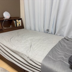 ビックスリー 引出付きシングルベッド フレーム&マットレス　バラでお譲り可の画像