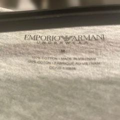 ジョルジオアルマーニ エンポリオ・アルマーニ Vネック　Tシャツ メンズ　グレーの画像