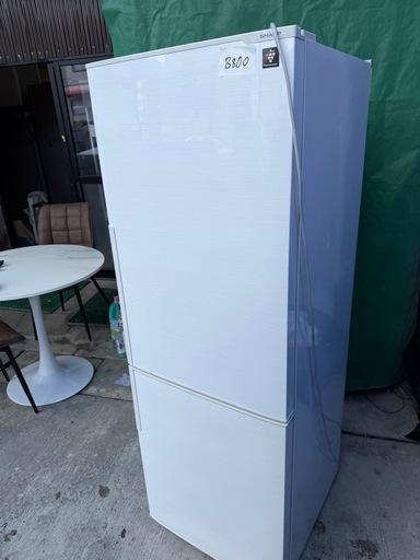 NO B800?福岡市内配送設置無料✨?SJ-PD27C-W 冷蔵庫 ホワイト系 [271L /2ドア /右開きタイプ]