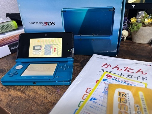 【動作確認済み】任天堂3DSアクアブルー