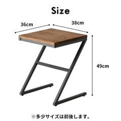 美品サイドテーブル　アイアンの画像