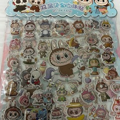 再入荷✨ラブブぷくぷくシール2シート入りの画像