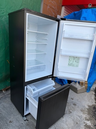 NO B802?福岡市内配送設置無料✨?AQUA 2ドア冷蔵庫 201L AQR-20E9-K 2022年式 