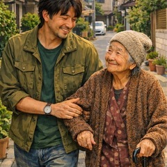 通院・外出の付き添いできます（地域限定）の画像