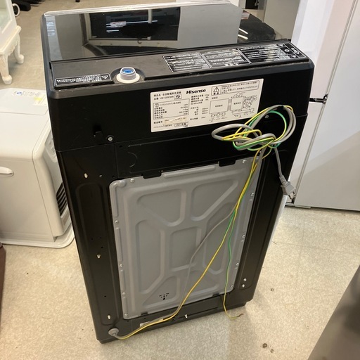 M2601-608 Hisense 洗濯機 5.5kg HW-G55E5KK 2017年製 動作確認済み キズ汚れ有り