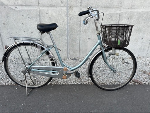 【R50】 ブリヂストン  エブリッジ BE60U5 B5F　EBRIDE 26インチ 自転車　水色　学生さん ママチャリ お買い物 