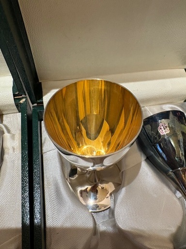 銀製　グラス　192g