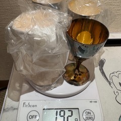 銀製　グラス　192gの画像