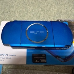 PSP3000    バイブラントブルー＋メタルギアピースウォーカーの画像