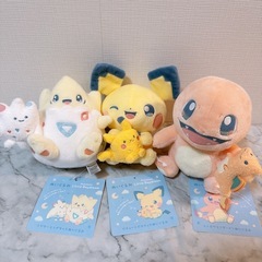 【6点セット】新品 ポケモン ぬいぐるみ Little Daydream マスコットの画像