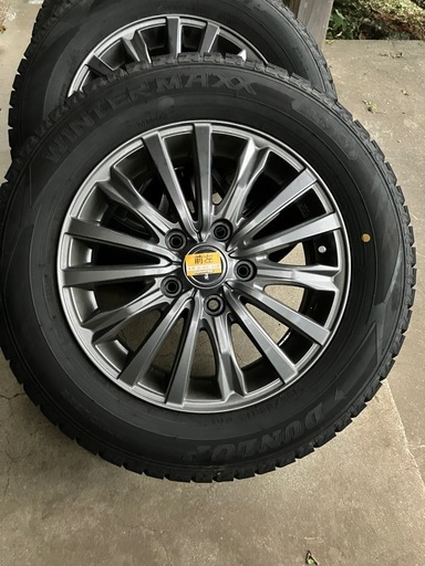 ◾︎DUNLOP製WINTER MAXX WM02、195/65R15サイズの冬用タイヤ4本セット◾︎