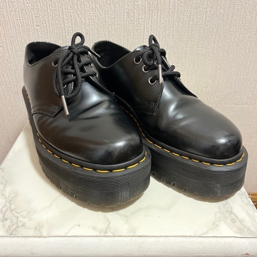 Dr.Martens 1461 QUAD 3 ホール シューズ　厚底　UK6