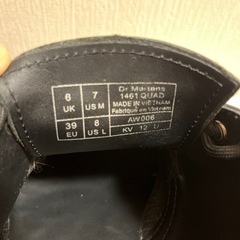 Dr.Martens 1461 QUAD 3 ホール シューズ　厚底　UK6の画像