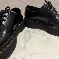 Dr.Martens 1461 QUAD 3 ホール シューズ　厚底　UK6の画像