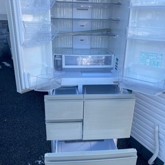 NO B785🌈福岡市内配送設置無料✨🌈SJ-F501E-N 冷蔵庫 プラズマクラスター冷蔵庫 ゴールド系 [502L /6ドア /観音開きタイプ]  2019年式の画像