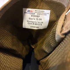 米軍実物　USMC 海兵隊　belleville ミリタリーブーツ　の画像