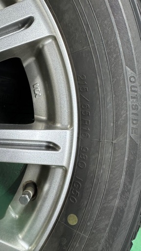 16インチ 
スタッドレスタイヤ　ホイール付き　4本セット　215/65r16  