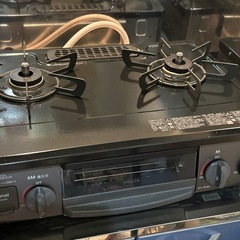 Rinnai RTE565BK ガスコンロ 都市ガス用の画像