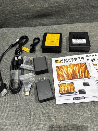 「2026アップグレード版真の4K」ワイヤレスHDMI送信機と受信機、hdmi 無線4K@30Hz、LuckDog【4Kデコード 4K
