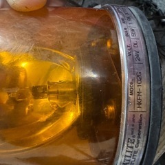 PATLITE パトライト 回転灯 HKFM-102G DC24V 55W 黄 の画像