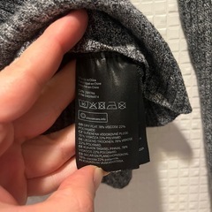 H&M✨流行り✨シンプルニットロンT✨MIXカラー✨ハイネック長袖✨の画像