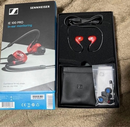 SENNHEISER ゼンハイザー　IE 100 PRO RED 美品