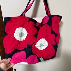 マリメッコ  ハンドメイドトートバッグの画像