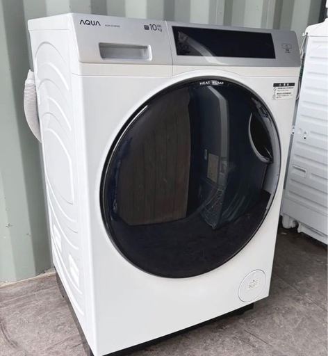 最安値【展示品】?2024年製AQUAドラム式洗濯乾燥機　洗剤自動ヒートポンプAQW-D10P　配達無料！