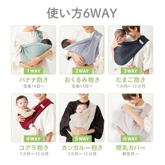 【受け渡し者決定しました】ケラッタ　抱っこ紐　メッシュタイプの画像