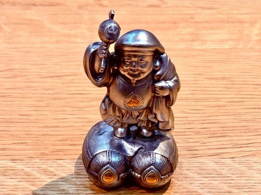 純銀　七福神　　置物