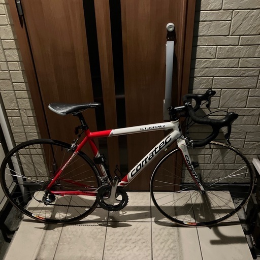 ロードバイクcorratec現状品、used品、長期自宅保管品タイヤ交換必要です。引き取り者様限定‼️