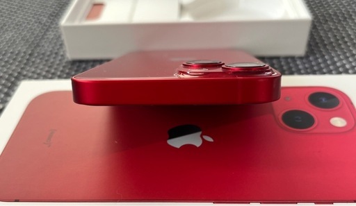 美品 iPhone 13 mini レッド 128GB SIMフリー Apple 箱有り