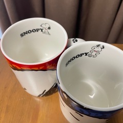 SNOOPY スヌーピー マグカップ2個の画像