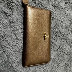 Vivienne Westwood 長財布 ゴールドの画像