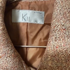 KII タキヒヨー セットアップ  ツイード ウール フォーマル　ブラウンの画像