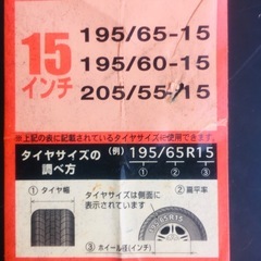 14,15インチタイヤチェーン取付5分、取り外し1分の画像