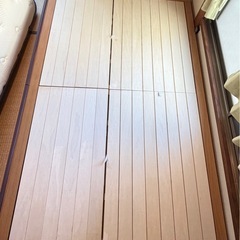 無印良品　セミダブルベッドフレームの画像