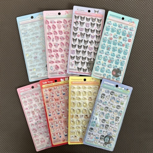 正規品】ボンボンドロップmini ボンドロシールサンリオ8種類