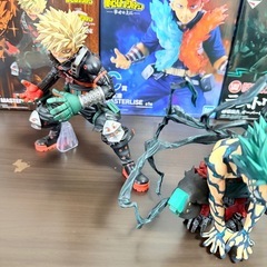 ヒロアカ一番くじフィギュア4体セットの画像