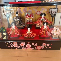 超美品　雛人形　オルゴール、ライト付き　専用箱ありの画像
