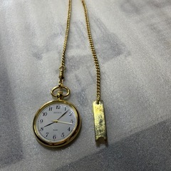 ALBA SUCCESS 懐中時計 ゴールドカラー　セイコーエプソン製の画像